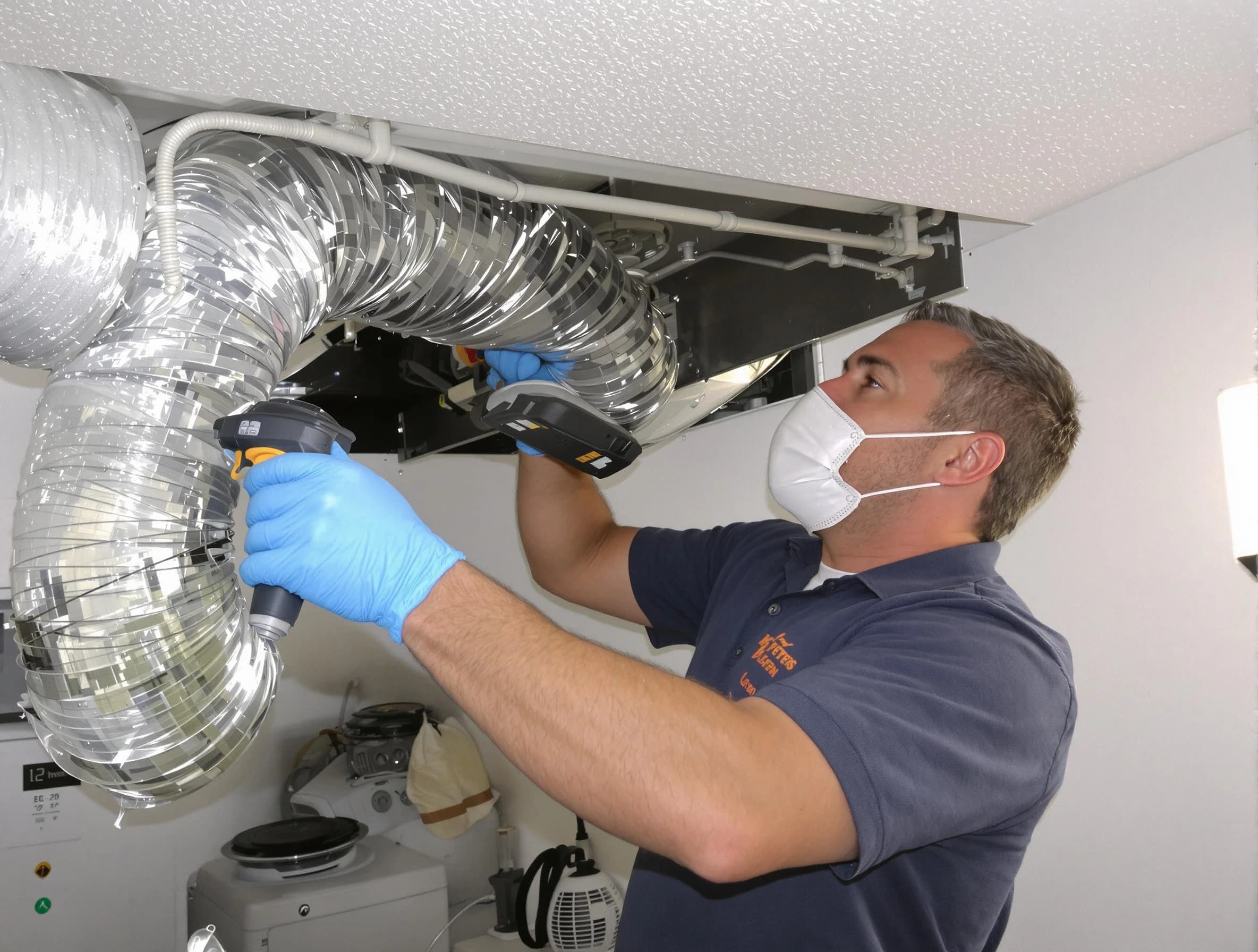 Tucker Dryer Vent Cleaning professional performing thorough residential dryer vent cleaning in Tucker