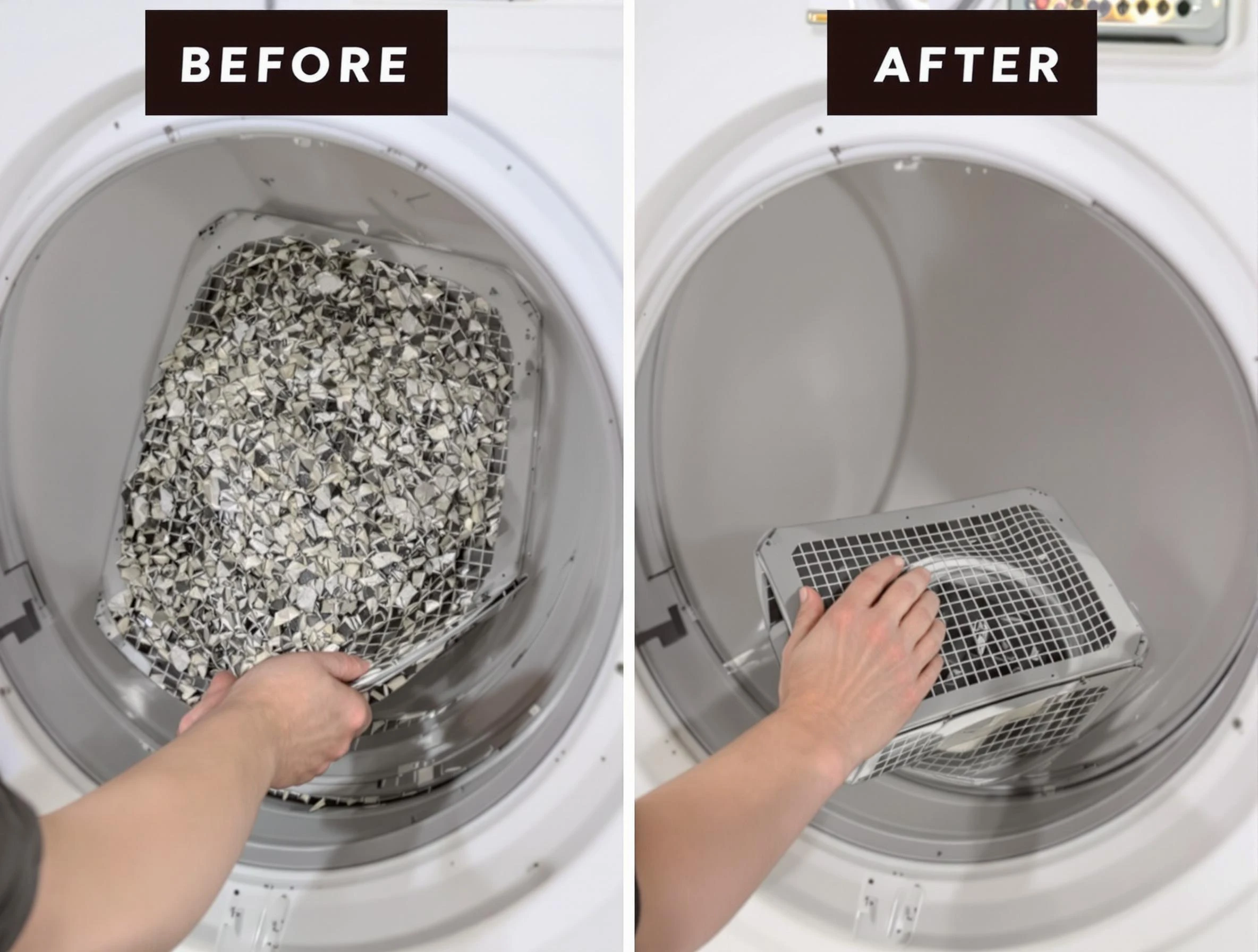 Professional lint trap cleaning by Tucker Dryer Vent Cleaning in Tucker
