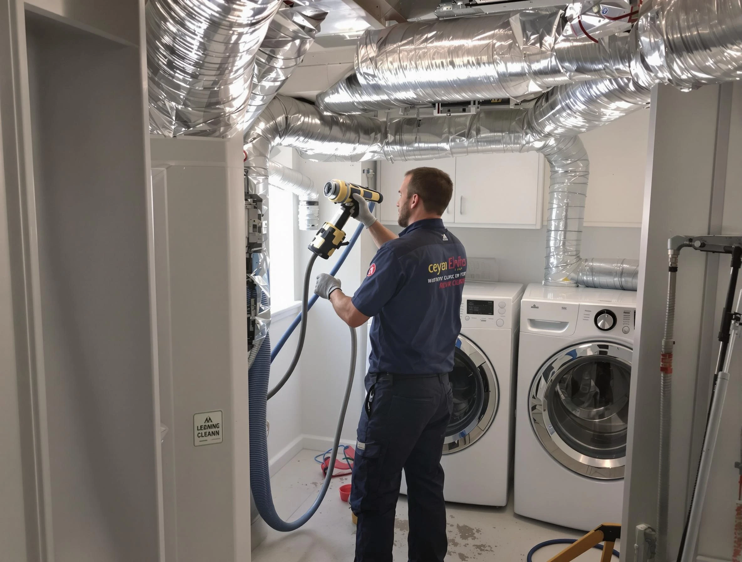 Tucker Dryer Vent Cleaning specialist using advanced equipment for thorough duct cleaning in Tucker